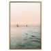Poster Southern Breeze - seascape with sailboats against sunset backdrop 129611 additionalThumb 21
