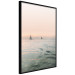 Poster Southern Breeze - seascape with sailboats against sunset backdrop 129611 additionalThumb 2
