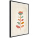 Wall Poster Queen of Flowers - abstract plant created from colorful figures 129911 additionalThumb 2