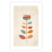 Wall Poster Queen of Flowers - abstract plant created from colorful figures 129911 additionalThumb 25