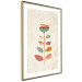 Wall Poster Queen of Flowers - abstract plant created from colorful figures 129911 additionalThumb 9