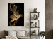 Canvas Art Print Lily's Delicacy (1-piece) Vertical - abstract botanical motif 130311 additionalThumb 3
