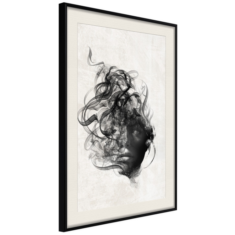 Wall Poster Scattered Thoughts - female face depicted in an abstract motif 131911 additionalImage 8