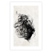 Wall Poster Scattered Thoughts - female face depicted in an abstract motif 131911 additionalThumb 19