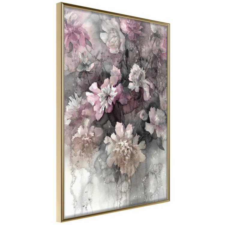 Poster Tinted Feeling - floral composition of flowers in a watercolor motif 134811 additionalImage 3