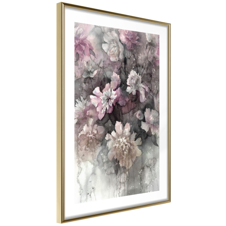Poster Tinted Feeling - floral composition of flowers in a watercolor motif 134811 additionalImage 11