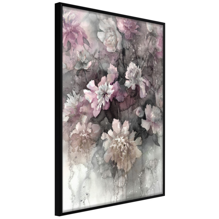 Poster Tinted Feeling - floral composition of flowers in a watercolor motif 134811 additionalImage 2