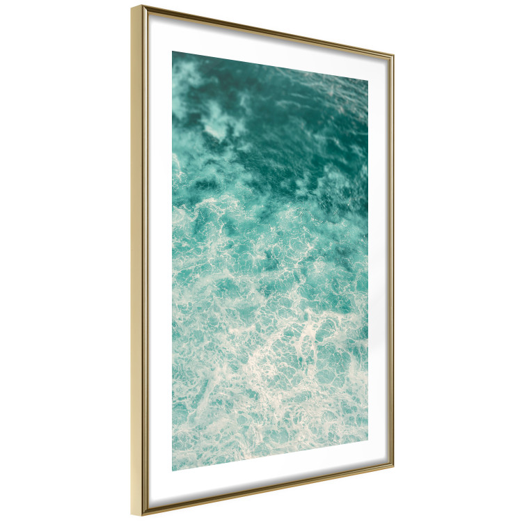 Poster Joyful Dance - seascape of turquoise water with gentle waves 135311 additionalImage 2