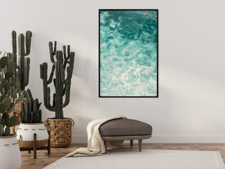 Poster Joyful Dance - seascape of turquoise water with gentle waves 135311 additionalImage 21