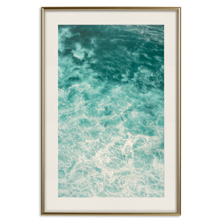 Poster Joyful Dance - seascape of turquoise water with gentle waves 135311 additionalImage 22
