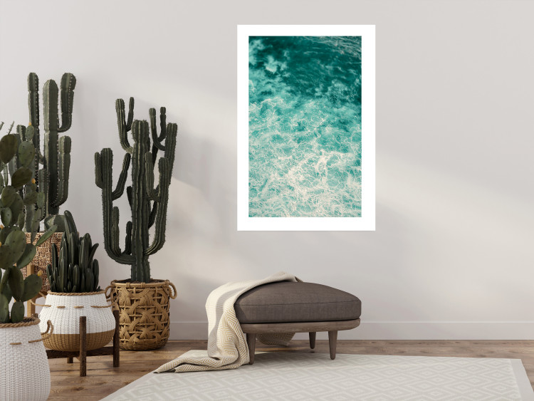 Poster Joyful Dance - seascape of turquoise water with gentle waves 135311 additionalImage 11