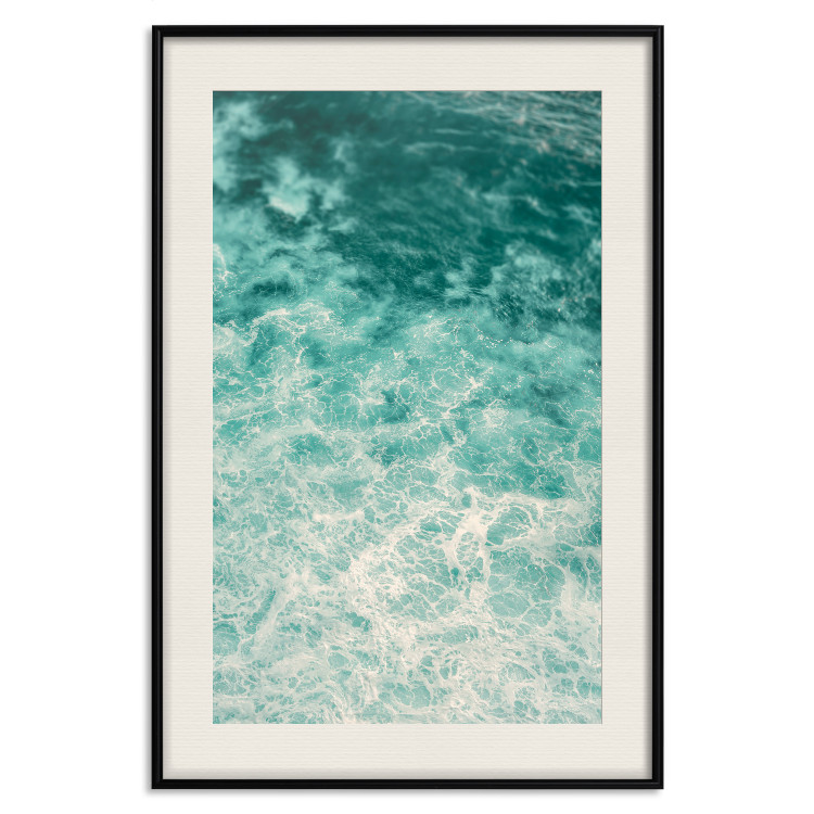 Poster Joyful Dance - seascape of turquoise water with gentle waves 135311 additionalImage 23