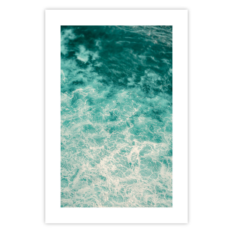 Poster Joyful Dance - seascape of turquoise water with gentle waves 135311 additionalImage 9