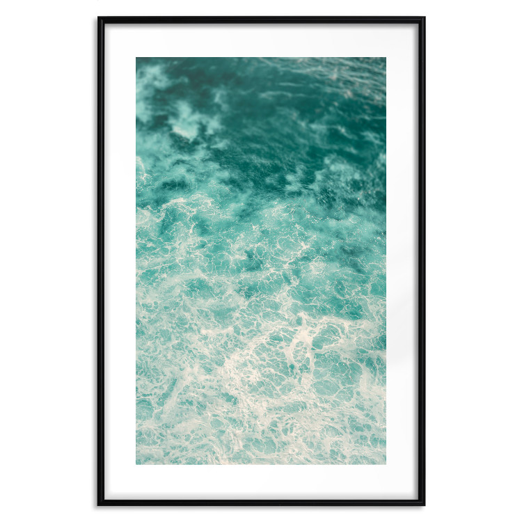 Poster Joyful Dance - seascape of turquoise water with gentle waves 135311 additionalImage 24