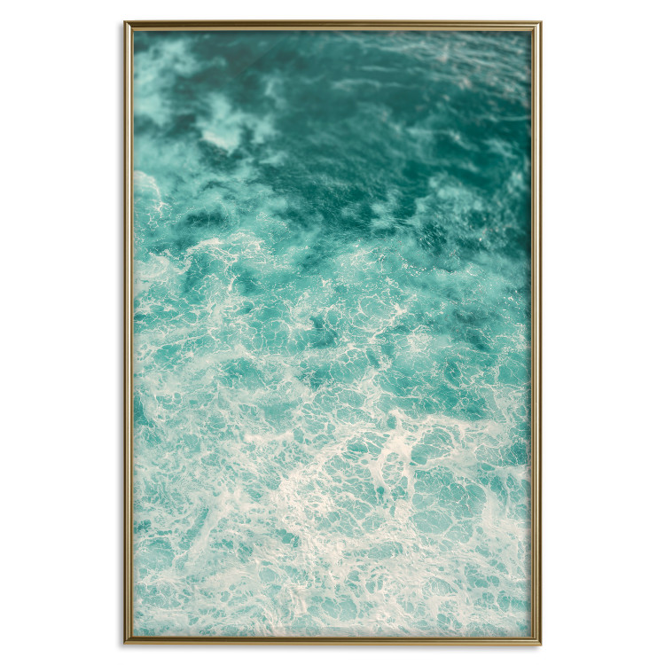 Poster Joyful Dance - seascape of turquoise water with gentle waves 135311 additionalImage 18