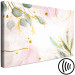 Canvas Print Golden Reflection of Flowers - floral theme with plants and waves 135811 additionalThumb 6