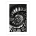 Wall Poster Dizzying - architecture of a winding and dark staircase 137911 additionalThumb 14