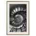 Wall Poster Dizzying - architecture of a winding and dark staircase 137911 additionalThumb 18