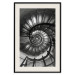 Wall Poster Dizzying - architecture of a winding and dark staircase 137911 additionalThumb 17