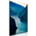 Canvas Art Print Aurlandsfjord (1-piece) Vertical - blue landscape amidst mountains 138711 additionalThumb 2
