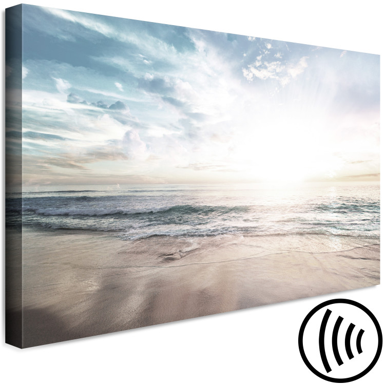Canvas Art Print Sunny Morning (1-piece) Wide - sea and bright sky 138811 additionalImage 6