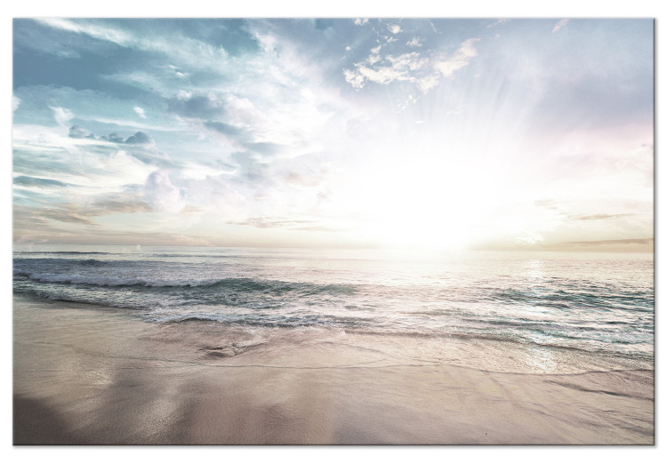 Canvas Art Print Sunny Morning (1-piece) Wide - sea and bright sky 138811