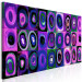 Canvas Vasyl's Purple Circles (1-piece) Narrow - modern abstraction 142411 additionalThumb 2