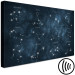 Canvas Zodiac Space (1-piece) - star constellations in a dark landscape 145311 additionalThumb 6