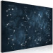 Canvas Zodiac Space (1-piece) - star constellations in a dark landscape 145311 additionalThumb 2