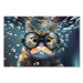 Canvas AI Cat - Diving Animal in Goggles Among Bubbles - Horizontal 150211 additionalThumb 7