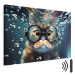 Canvas AI Cat - Diving Animal in Goggles Among Bubbles - Horizontal 150211 additionalThumb 8