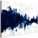 Large canvas print Blue in White - Abstraction With Streaks of Classic Blue [Large Format] 151011 additionalThumb 3