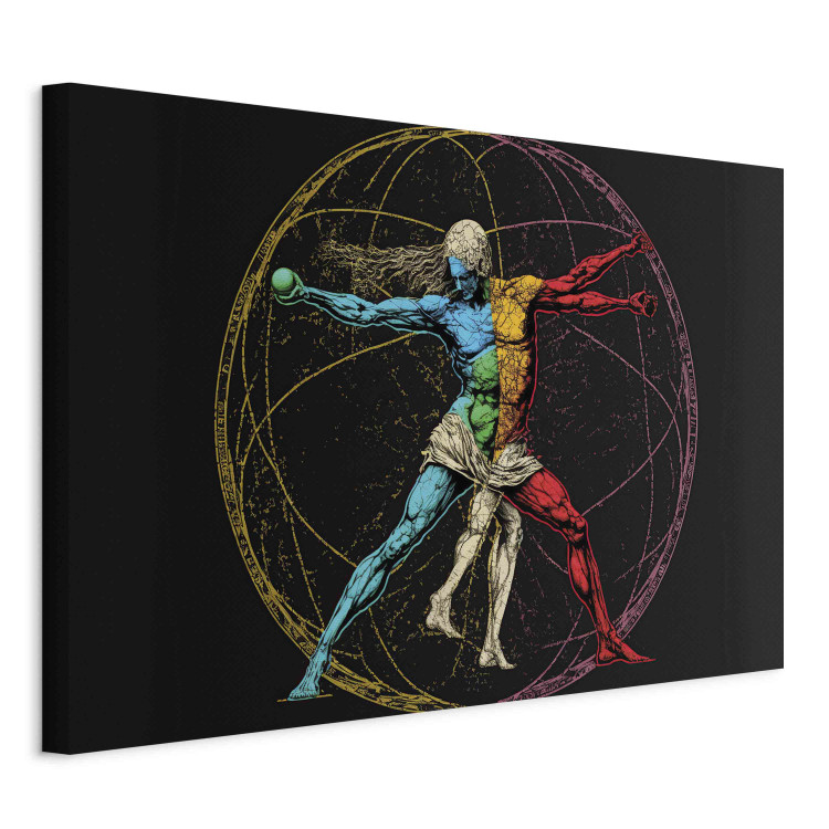 Large canvas print The Vitruvian Athlete - A Composition Inspired by Da Vinci’s Work [Large Format] 151111 additionalImage 3