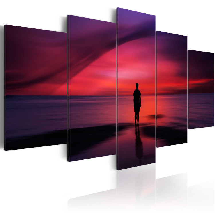 Canvas Print A man marvelling at the sunset 55511 additionalImage 2