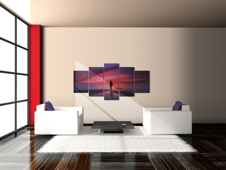 Canvas Print A man marvelling at the sunset 55511 additionalImage 3