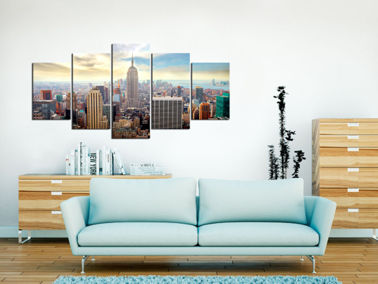 Canvas Art Print  Morning in New York City 58411 additionalImage 3