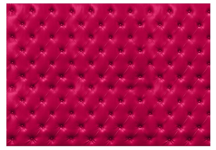Wall Mural Luxury - Background Imitating Fuchsia Quilted Leather Texture 61011 additionalImage 1