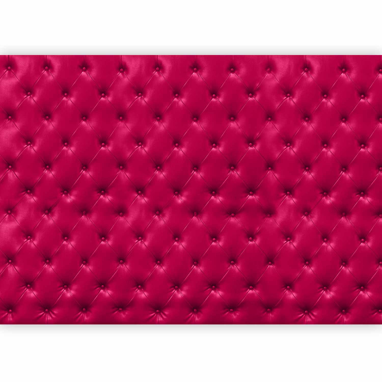 Wall Mural Luxury - Background Imitating Fuchsia Quilted Leather Texture 61011 additionalImage 5