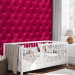 Wall Mural Luxury - Background Imitating Fuchsia Quilted Leather Texture 61011 additionalThumb 7