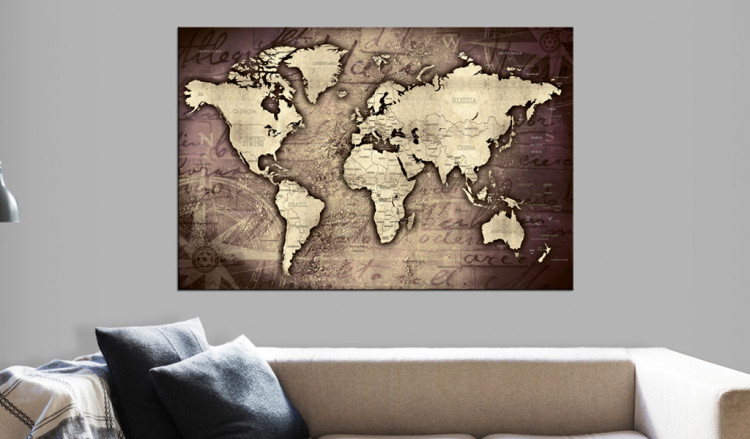 Decorative Pinboard Precious World [Cork Map] 92211 additionalImage 3