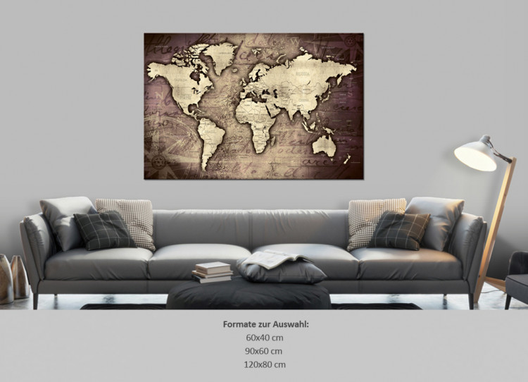 Decorative Pinboard Precious World [Cork Map] 92211 additionalImage 7