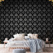 Wall Mural Luxury retro glamour - gold and black patterned background with ornaments 97111 additionalThumb 2