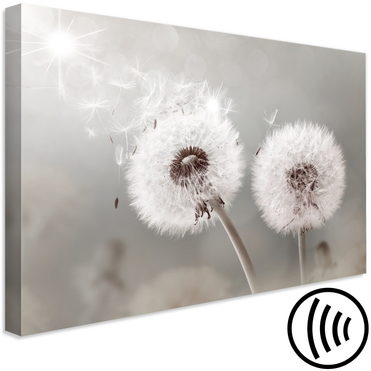 Canvas Towards the Sun - Dandelions in the Glow of Sunbeams and Wind 98211 additionalImage 6