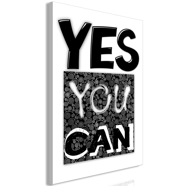 Canvas Challenge (1-part) - Large Motivational Text on Black and White Background 116321 additionalImage 2