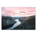 Poster Lake Ringedalsvatnet - majestic landscape of mountains and pink sky 117621