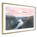 Poster Lake Ringedalsvatnet - majestic landscape of mountains and pink sky 117621 additionalThumb 6