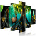 Canvas Print Enchanted Forest (5 Parts) Wide 118421 additionalThumb 2
