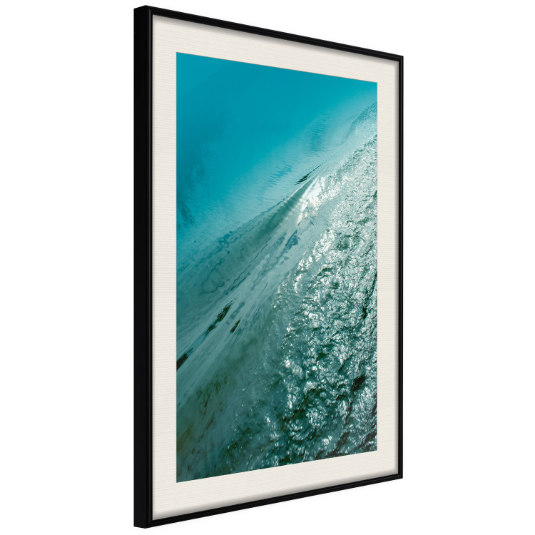 Wall Poster Emerald Ocean - landscape of green water with details of a gentle wave 122621 additionalImage 3