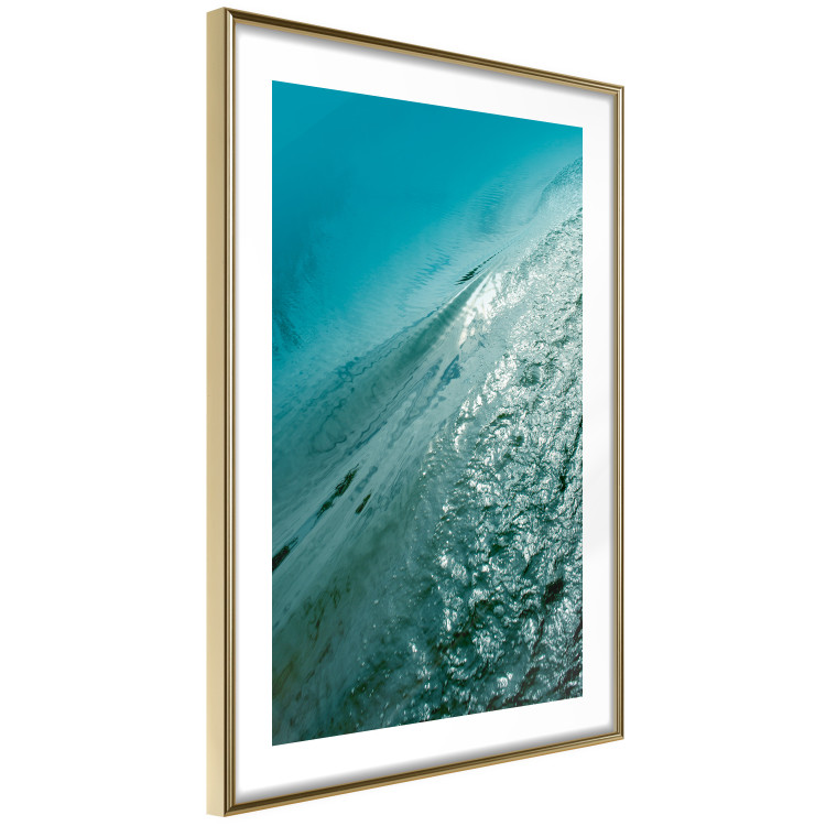 Wall Poster Emerald Ocean - landscape of green water with details of a gentle wave 122621 additionalImage 6