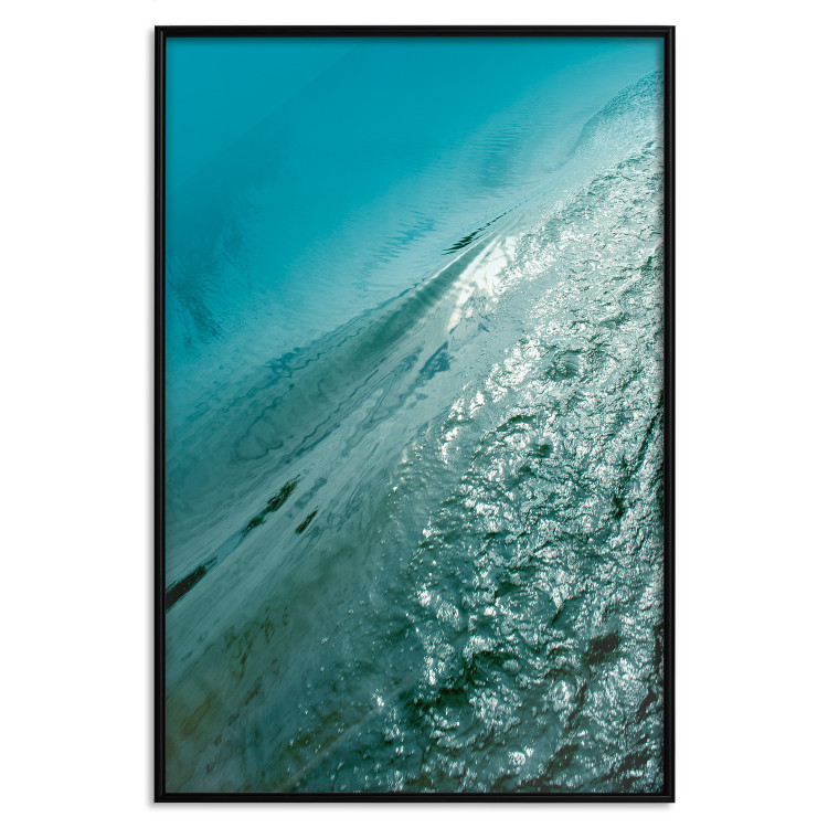 Wall Poster Emerald Ocean - landscape of green water with details of a gentle wave 122621 additionalImage 18
